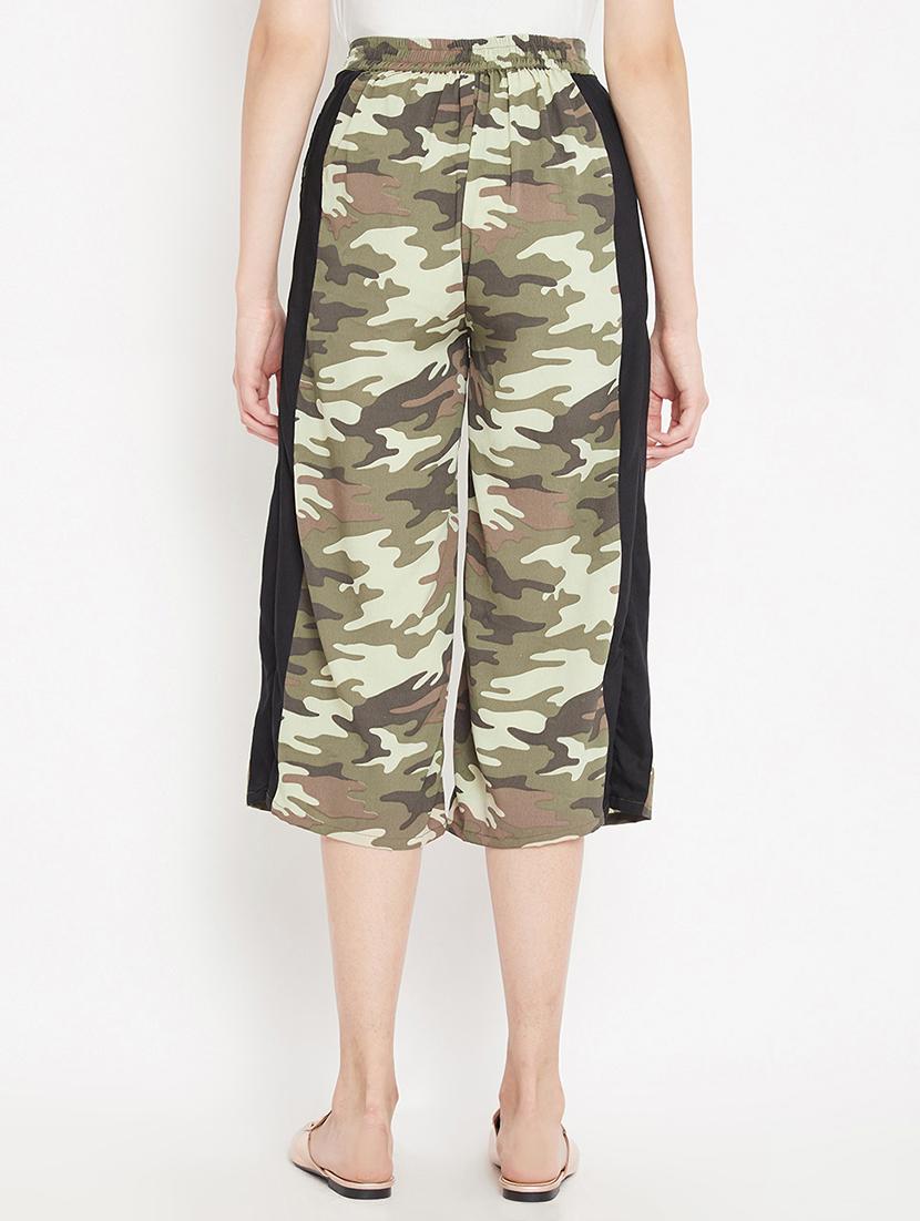 binding detail camouflage culotte - 15613509 - Zoom Image - 3