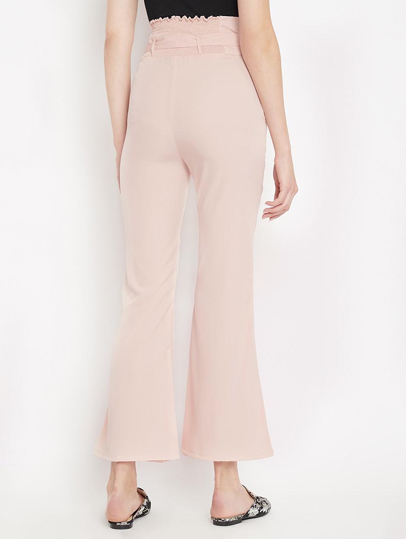 smocked waist flared hem trouser - 15613516 - Zoom Image - 3