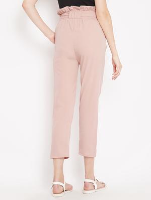 paperbag waist crop pant - 15613590 - Standard Image - 3
