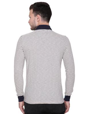 white cotton blend t-shirt - 15614309 - Standard Image - 3