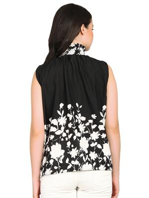 smocking detail turtle neck top - 15614656 - Standard Image - 3