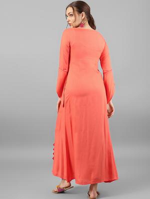 Empire line detail a-line dress - 15614660 - Standard Image - 3