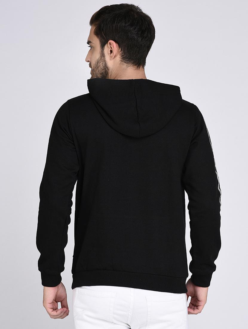 black taped fleece sweatshirt - 15614759 - Zoom Image - 3