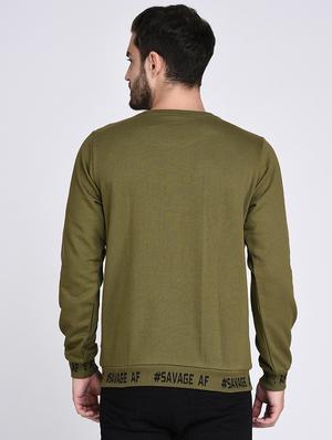 green fleece sweatshirt - 15614763 - Standard Image - 3