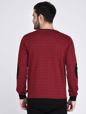 maroon cotton sweatshirt - 15614772 - Standard Image - 3