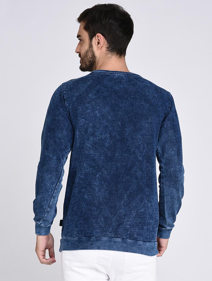 blue cotton sweatshirt - 15614773 - Zoom Image - 3