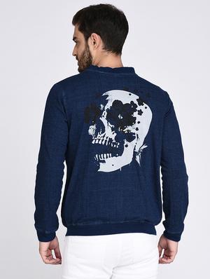 blue cotton sweatshirt - 15614774 - Standard Image - 3