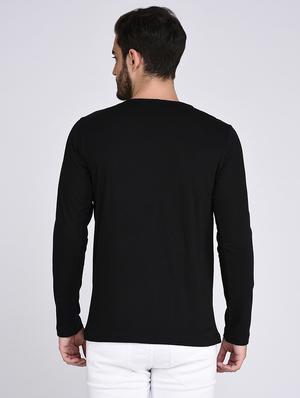 black cotton t-shirt - 15614796 - Standard Image - 3