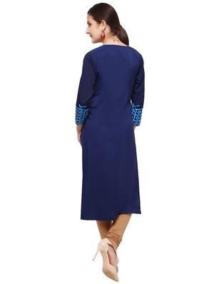 Printed straight kurta - 15614846 - Standard Image - 3