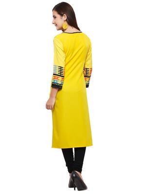 Printed straight kurta - 15614849 - Standard Image - 3