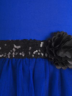blue net frock - 15615260 - Standard Image - 3