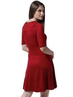 knot detail front overlap dress - 15615401 - Standard Image - 3