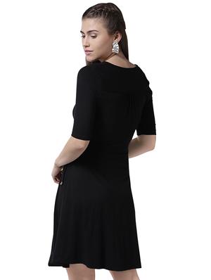 knot detail front overlap dress - 15615403 - Standard Image - 3