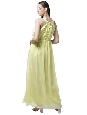 keyhole neck blouson maxi dress - 15615416 - Standard Image - 3
