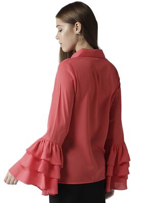 layered bell sleeved shirt - 15615424 - Standard Image - 3