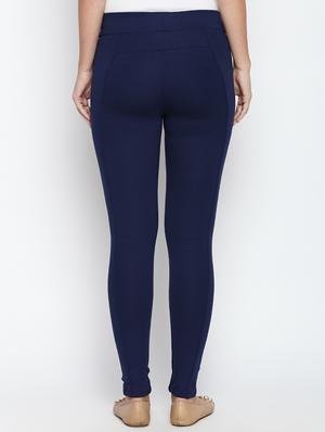 navy high rise jegging - 15615687 - Standard Image - 3