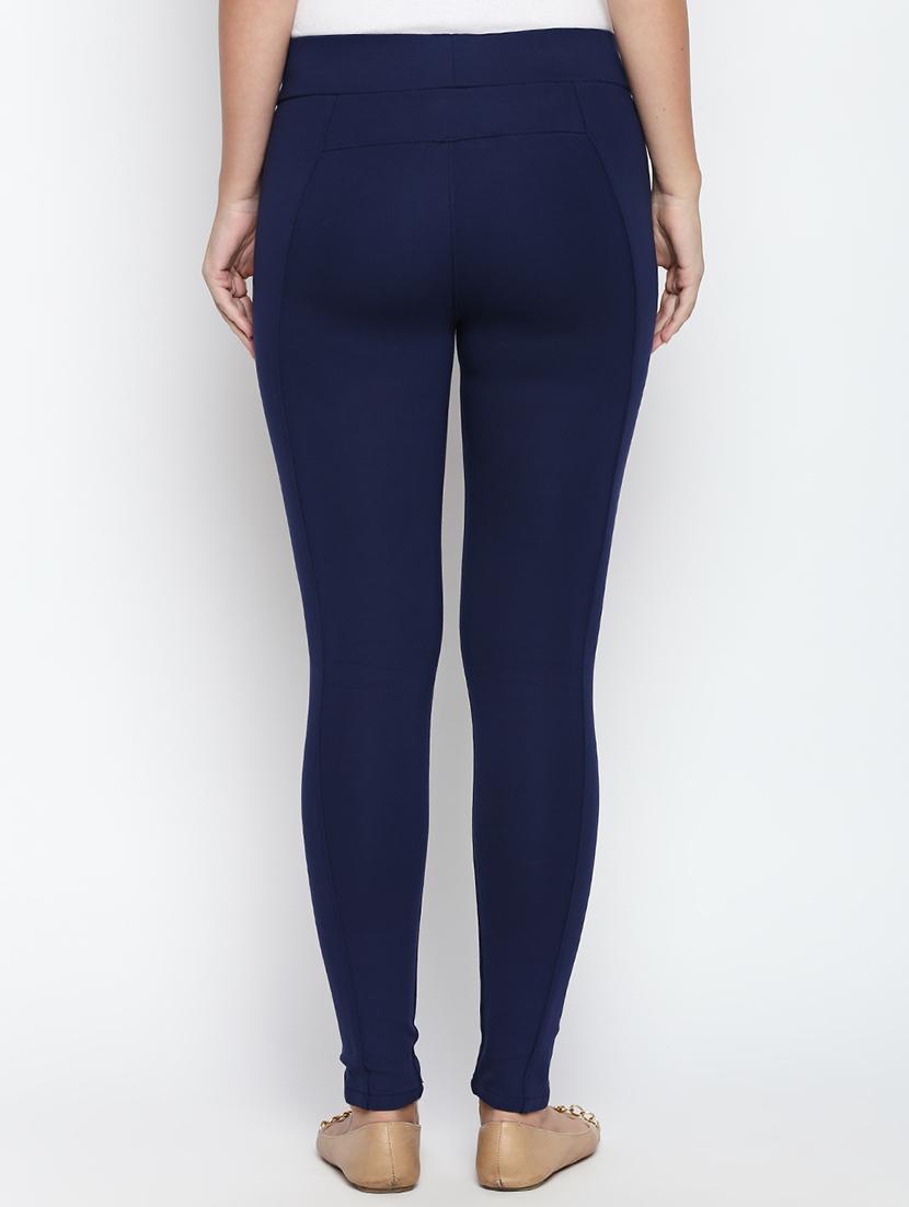 navy high rise jegging - 15615687 - Zoom Image - 3