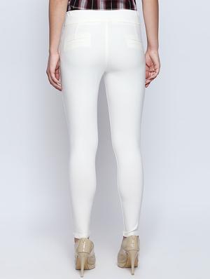 solid ankle length high rise jegging - 15615688 - Standard Image - 3