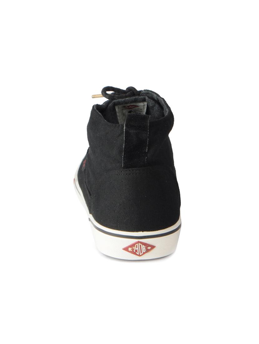 black Canvas lace up sneakers - 15615692 - Zoom Image - 3