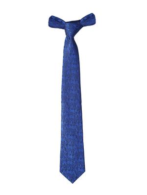 blue micro fiber tie with pocket square and cufflink - 15615754 - Standard Image - 3