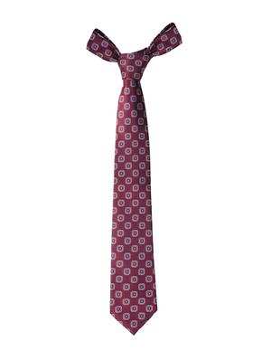 maroon micro fiber tie with pocket square and cufflinks - 15616050 - Standard Image - 3