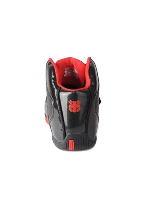 black leatherette lace up sport shoes - 15616059 - Standard Image - 3