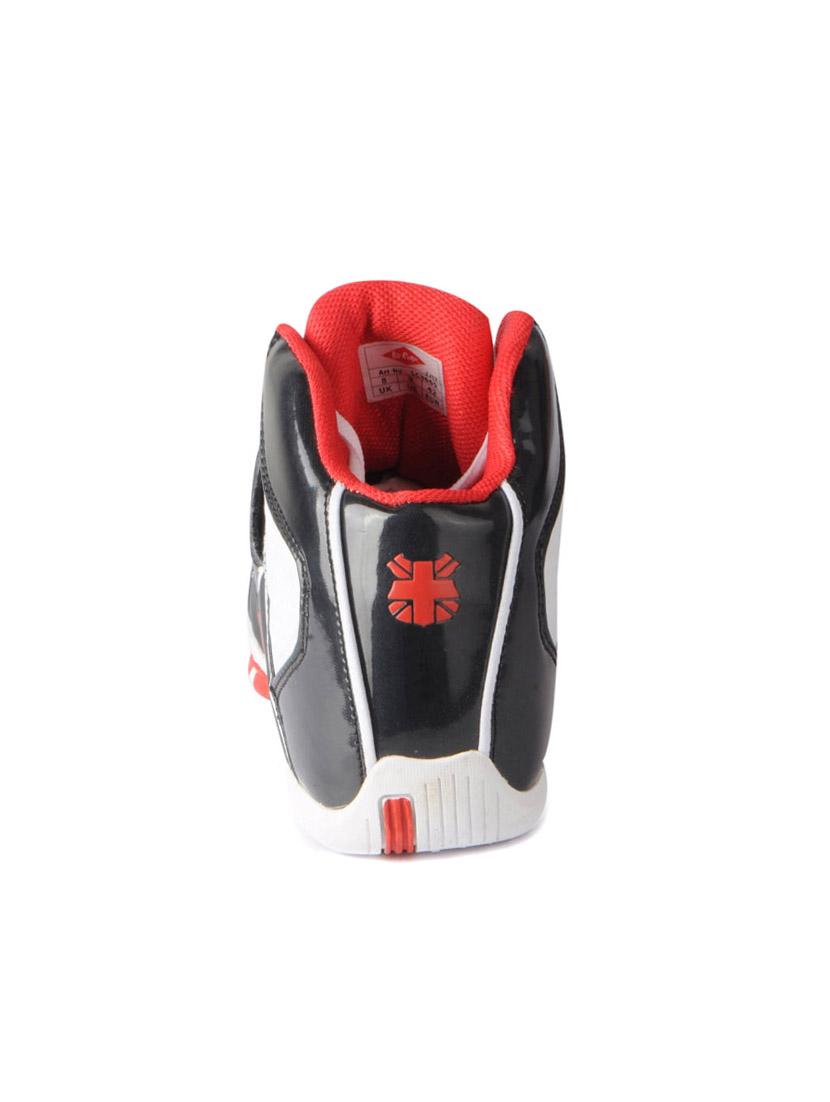 white leatherette lace up sport shoes - 15616060 - Zoom Image - 3