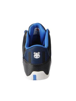 blue leatherette lace up sport shoes - 15616065 - Standard Image - 3