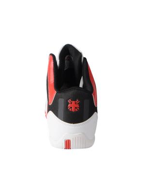 white leatherette lace up sport shoes - 15616066 - Standard Image - 3