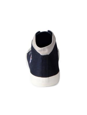 blue Canvas lace up sneakers - 15616077 - Standard Image - 3