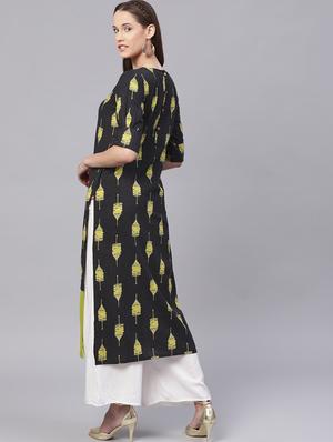 Kaantha straight kurta - 15616110 - Standard Image - 3