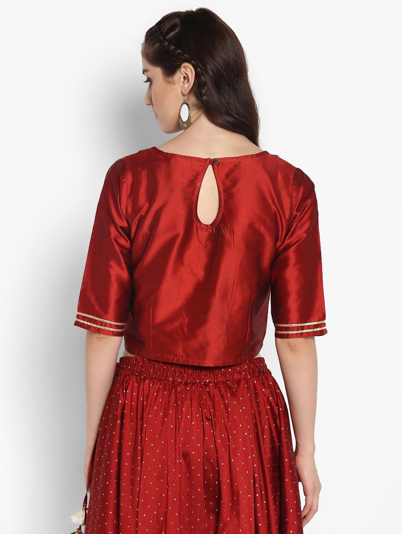 embroidered stitched blouse - 15616113 - Zoom Image - 3