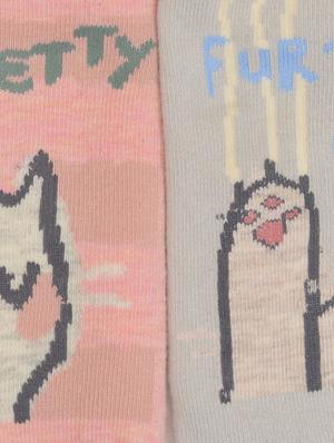 multi cotton sock - 15616168 - Standard Image - 3