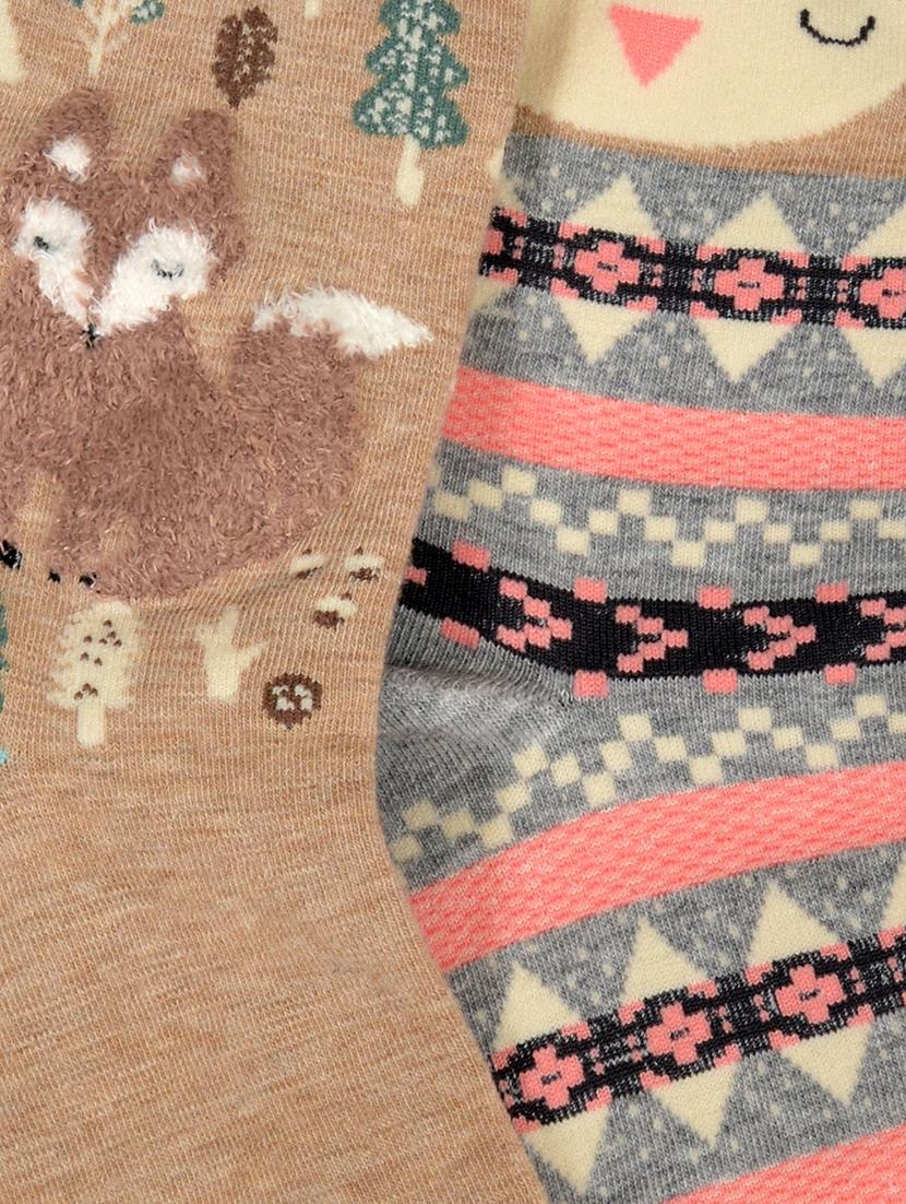 multi cotton sock - 15616175 - Zoom Image - 3