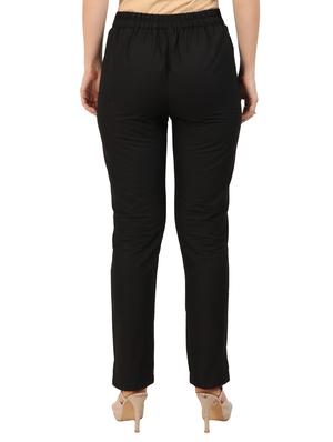high waist flat front trouser - 15616427 - Standard Image - 3