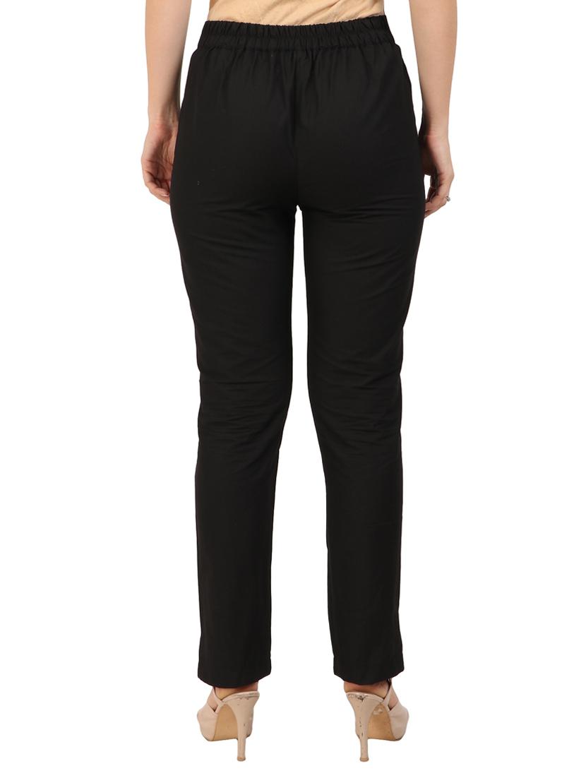 high waist flat front trouser - 15616427 - Zoom Image - 3