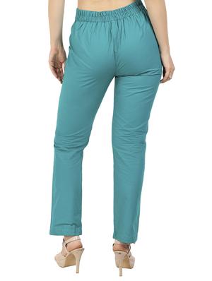 high waist flat front trouser - 15616428 - Standard Image - 3