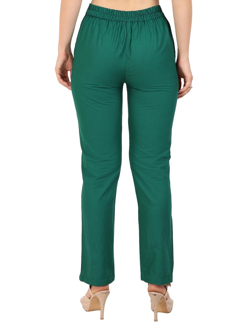 high waist flat front trouser - 15616429 - Zoom Image - 3