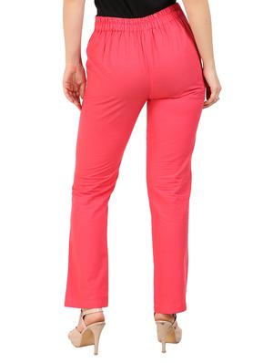 high waist flat front trouser - 15616430 - Standard Image - 3