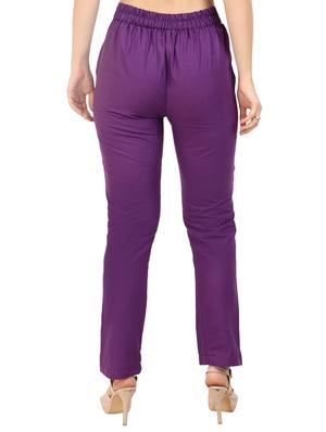 high waist flat front trouser - 15616439 - Standard Image - 3
