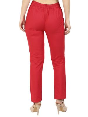 high waist flat front trouser - 15616440 - Standard Image - 3