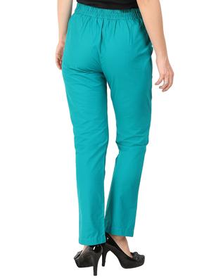 high waist flat front trouser - 15616444 - Standard Image - 3