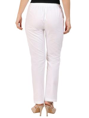 mid waist flat front trouser - 15616445 - Standard Image - 3