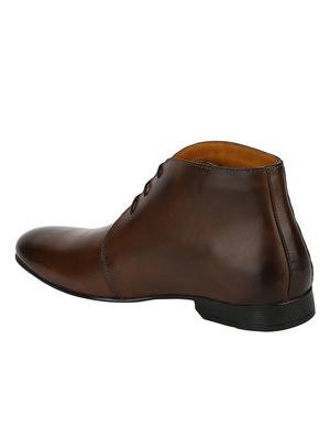 tan Leather low ankle boots - 15616457 - Standard Image - 3