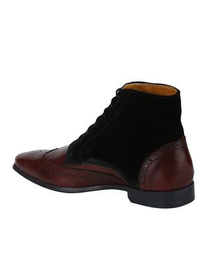 brown Leather low ankle boots - 15616462 - Standard Image - 3