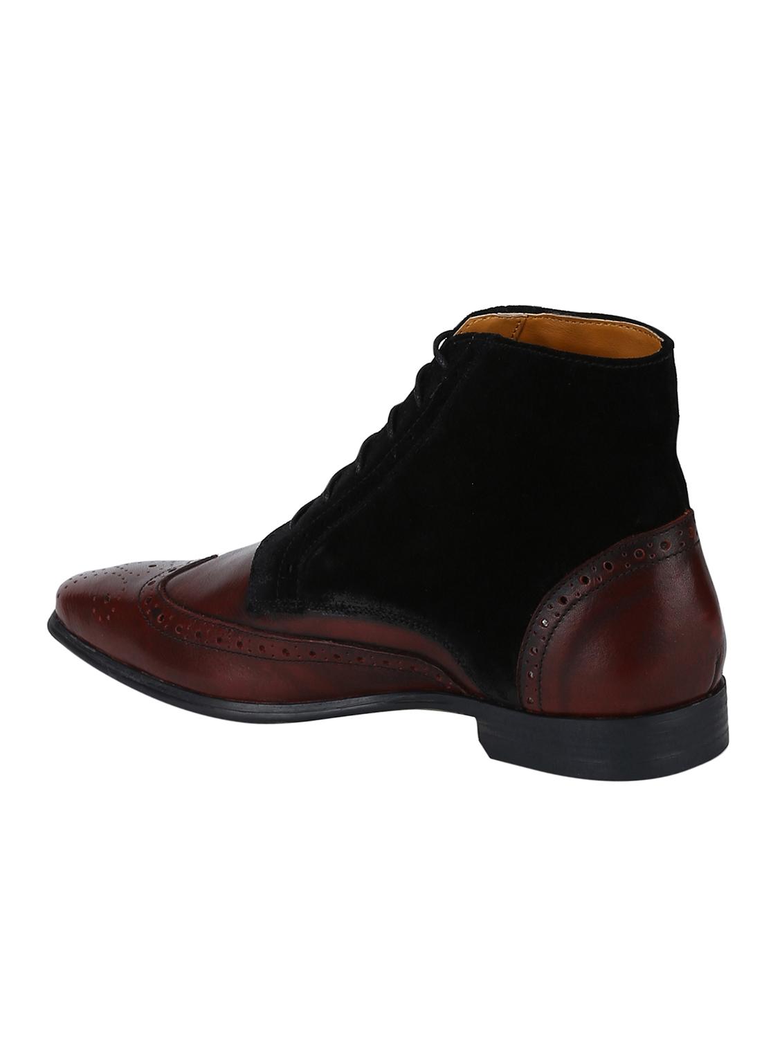 brown Leather low ankle boots - 15616462 - Zoom Image - 3