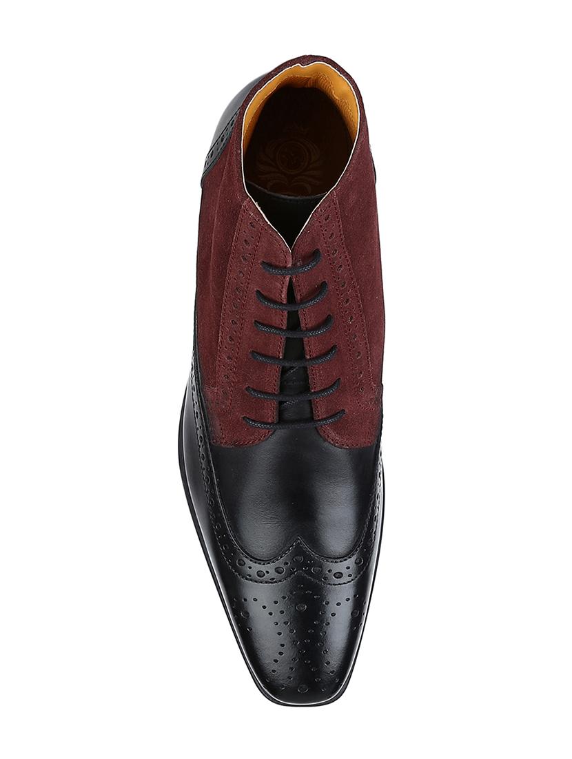 brown Leather low ankle boots - 15616463 - Zoom Image - 3