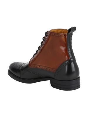 tan Patent Leather high ankle boots - 15616471 - Standard Image - 3
