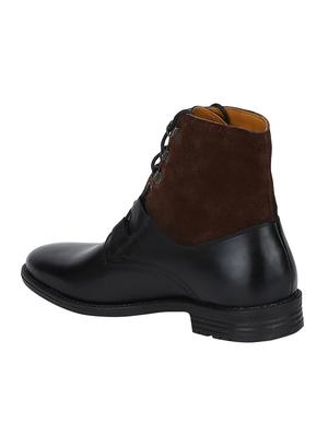 black Leather high ankle boots - 15616492 - Standard Image - 3