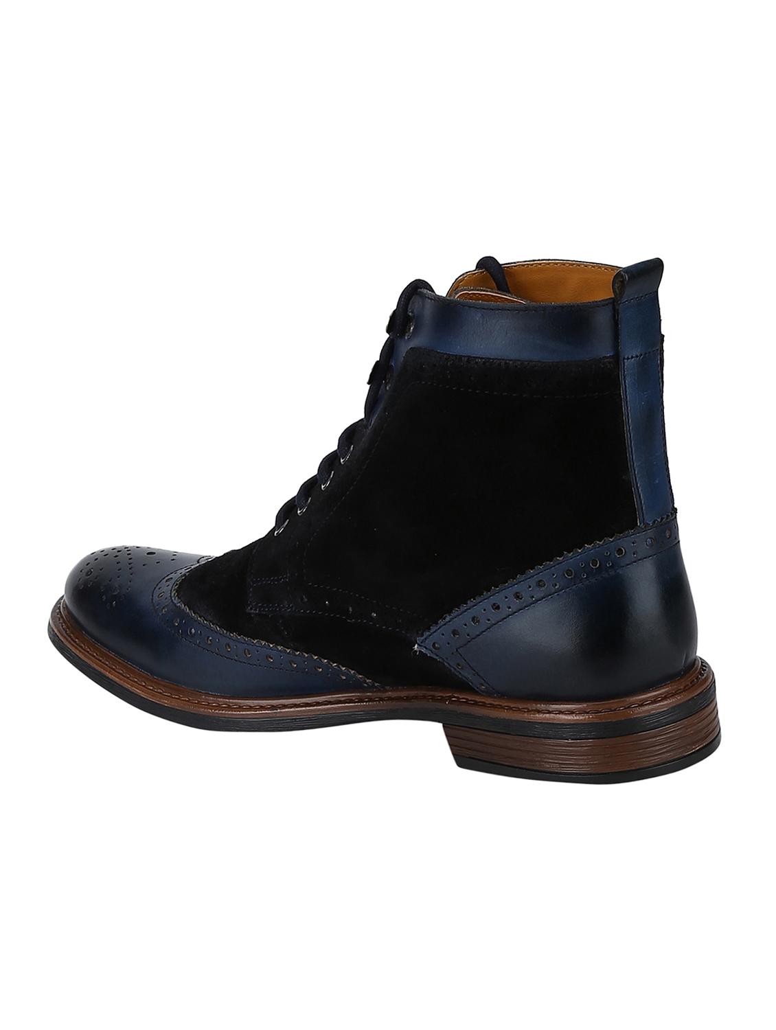 black Leather high ankle boots - 15616494 - Zoom Image - 3